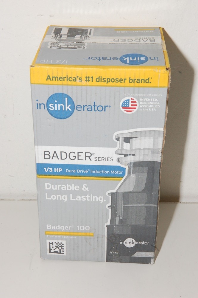 NEW InSinkErator Badger 100 Continuous Feed Garbage Disposal