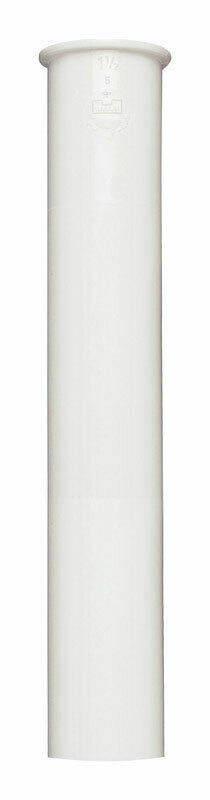 Kitchen Drain 1 1/2" PVC FLANGED TAILPIECE 1 1/2"X12" KITCHEN- Ships Free!