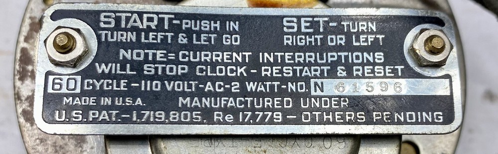 Electric Clock Movement