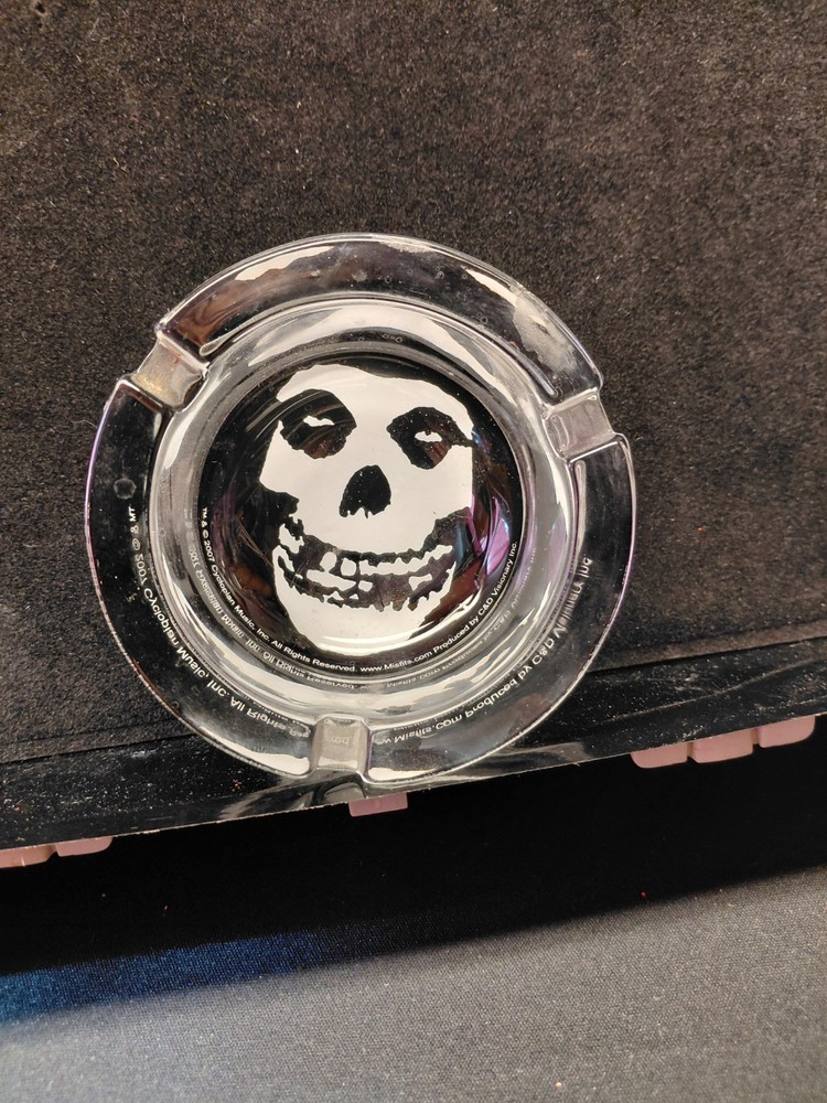 Misfits glass ashtray 2007