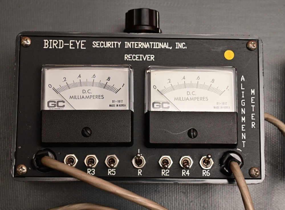 Bird-Eye Security Alignment Meter Transmitter & Receiver Pair Military Test Set