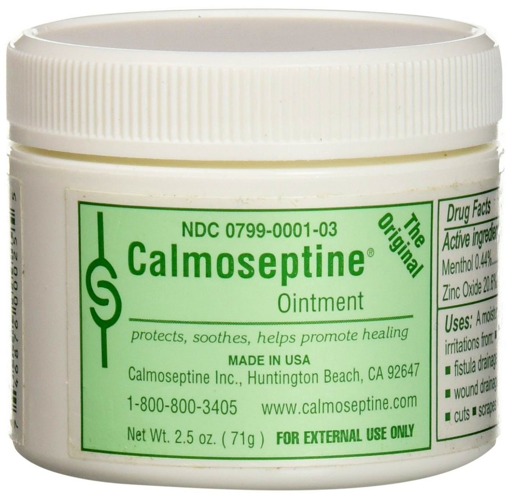 Calmoseptine Ointment JAR 2.5oz  PHARMACY FRESH! /