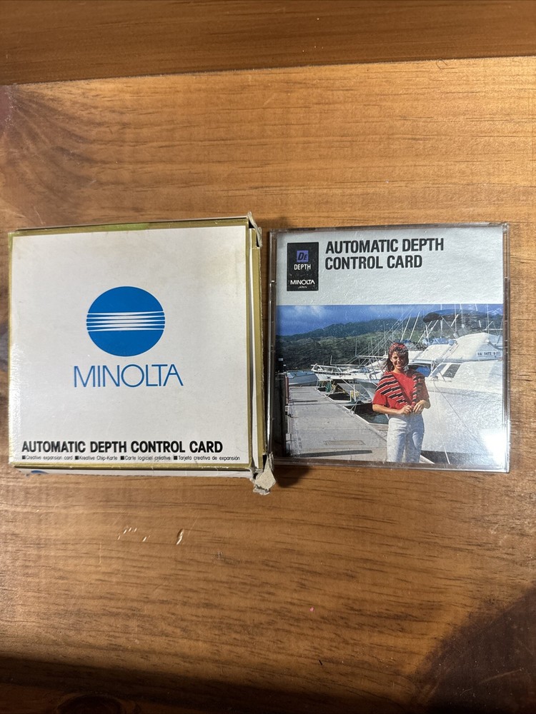 Minolta Camera Function Card Automatic Depth Control Card