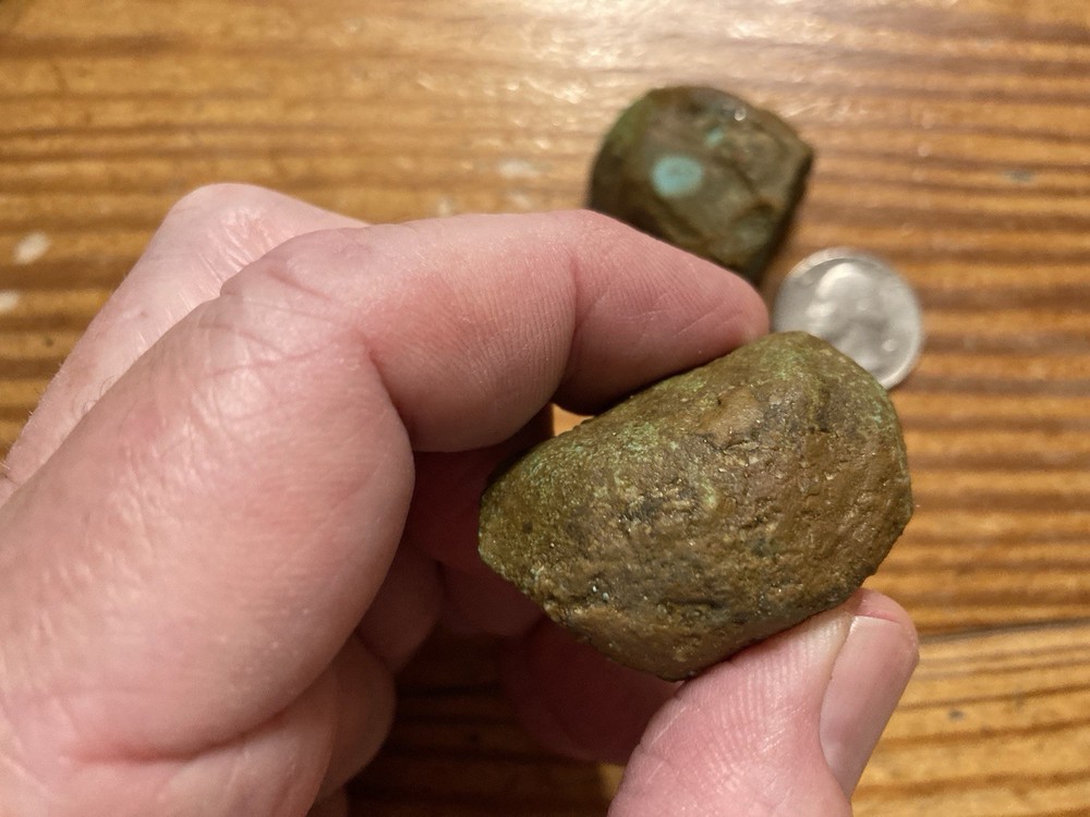 Turquoise Nugget #8 Mine Stabilized 66 Grams Split 330 Carats