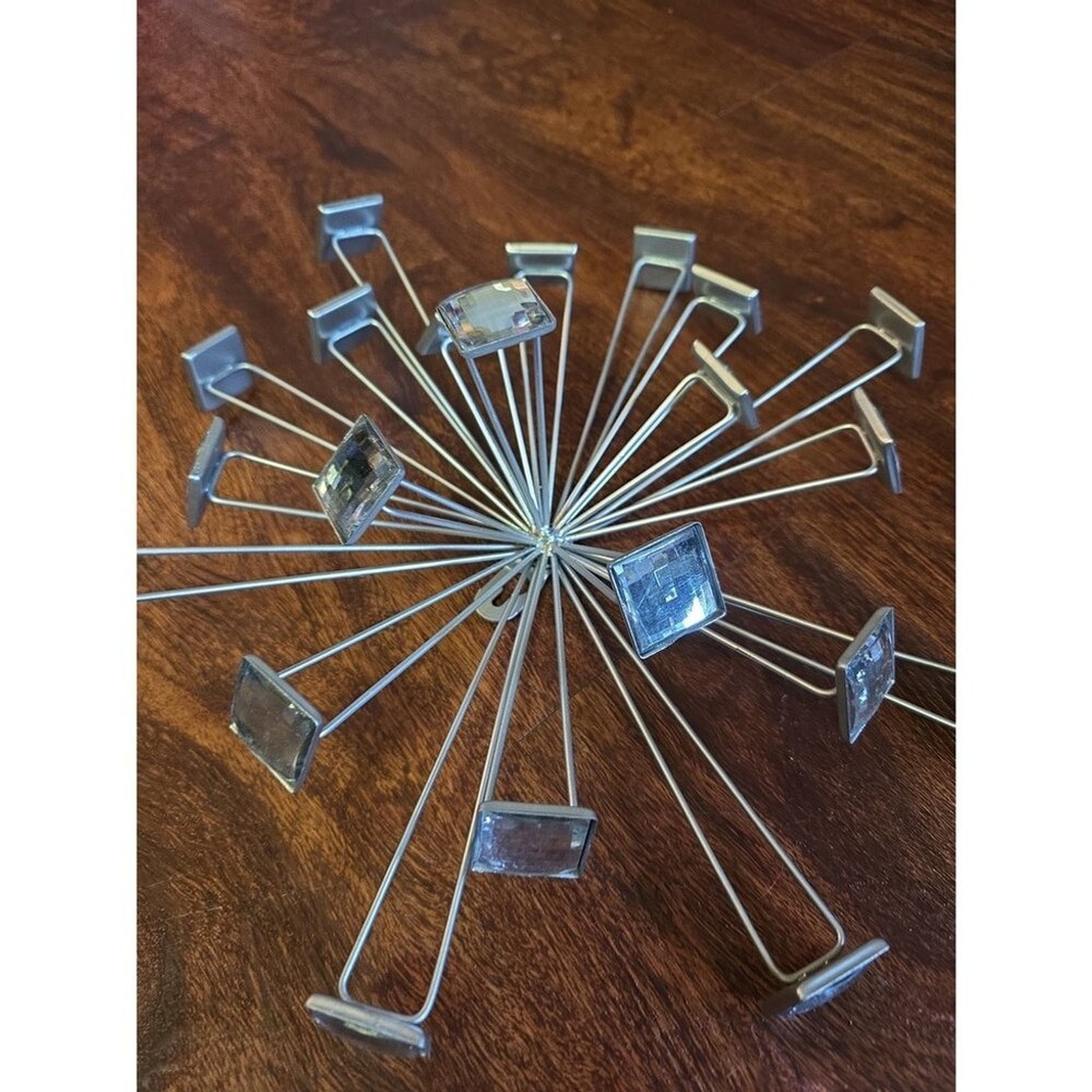 Silver Sparkle Bling Wall Decor Decorations never hung