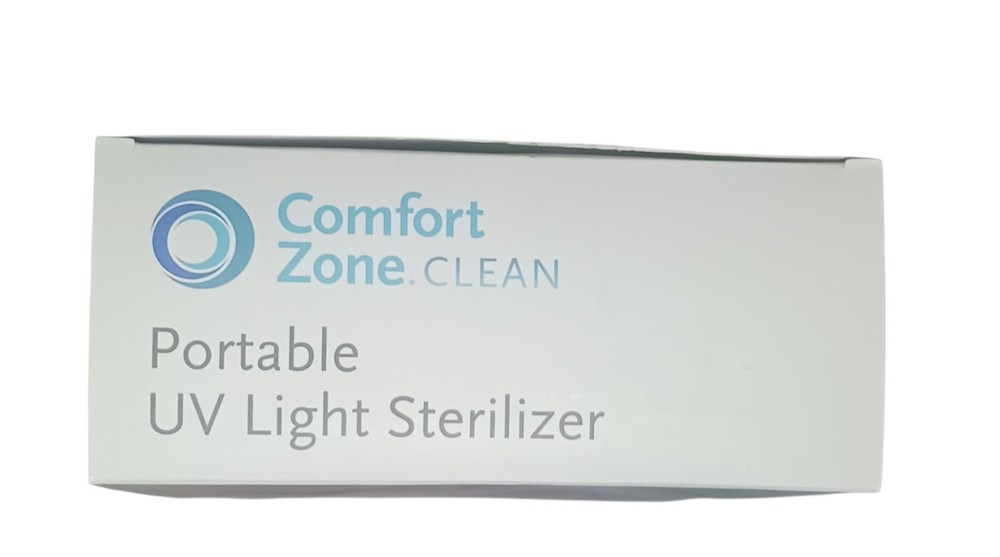 a Comfort Zone Clean Portable UV Light Sterilizer.