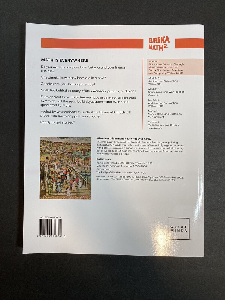 Eureka Math Squared Grade 2 Module 1 - "LEARN" ***NEW WORKBOOK