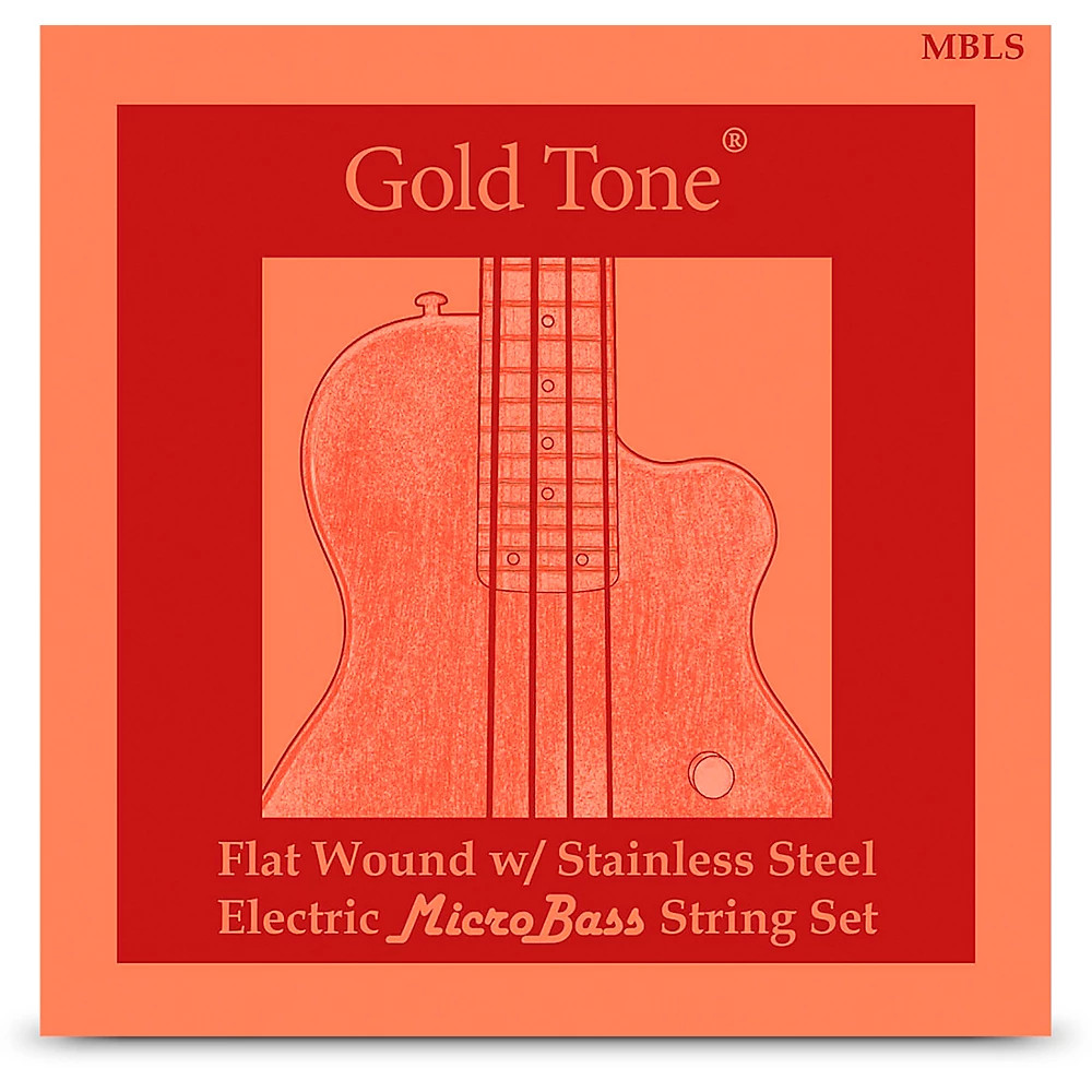 Gold Tone MBLS MicroBass LaBella Flat Wound Strings