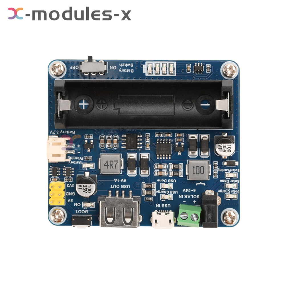Power Manager Module for 6V~24V Solar Panel Support MPPT USB Battery Charging
