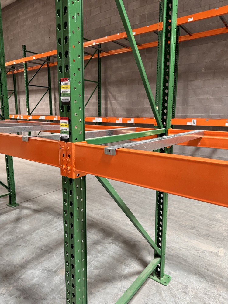 Warehouse Pallet Racking Frames, Beams, Pallet Supports, Row Spacers, Guard Rail