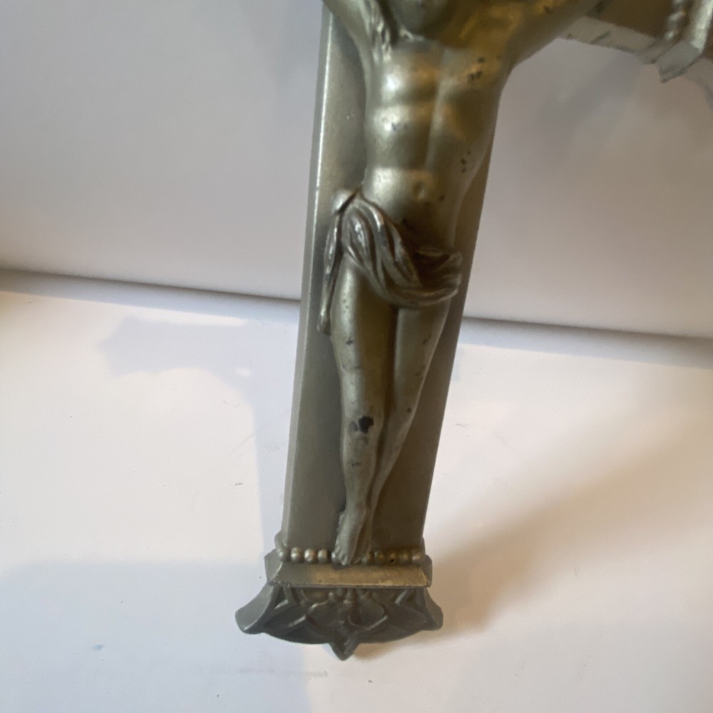 Antique Crucifix Cross Metal