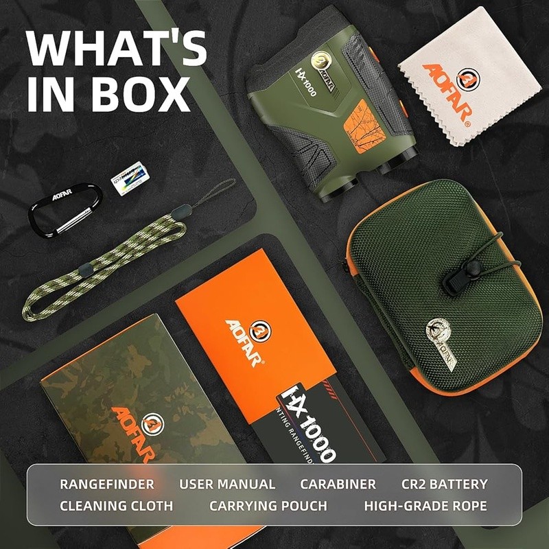 Accurate Rangefinder Archery Hunting Outdoors Adjustable Angle Speed Measurement