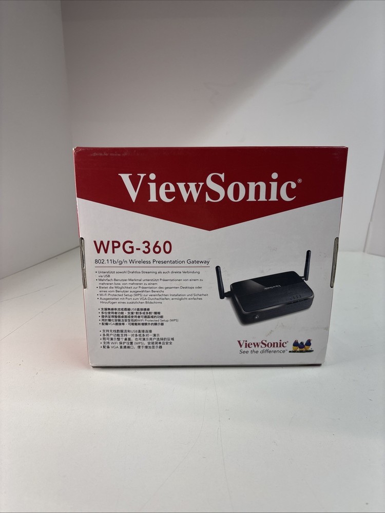 ViewSonic WPG-360 Wireless remote Presentation Gateway / NO POWER SUPPLY