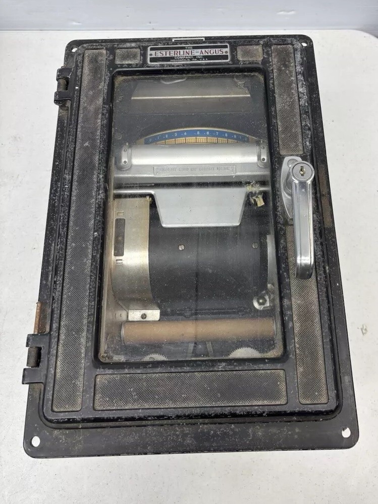 VINTAGE Esterline Angus Graphic Voltmeter Analog Recorder