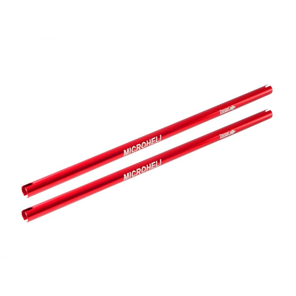 Microheli CNC Aluminum Tail Boom (RED) - BLADE INFUSION 180