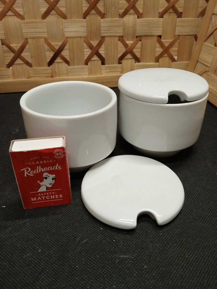 White Vitrified Hotel Ware Basics Sugar Bowl Clasicware