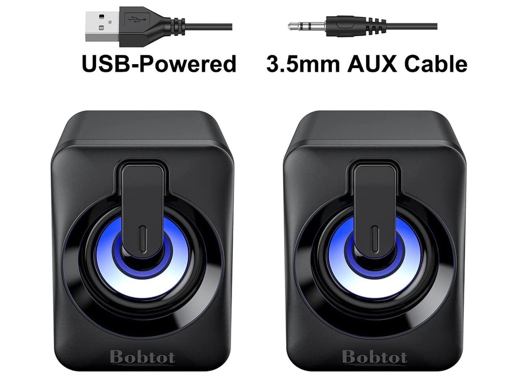 Computer Speaker USB Powered Mini Bluetooth Desk Game RGB Speakers Audio