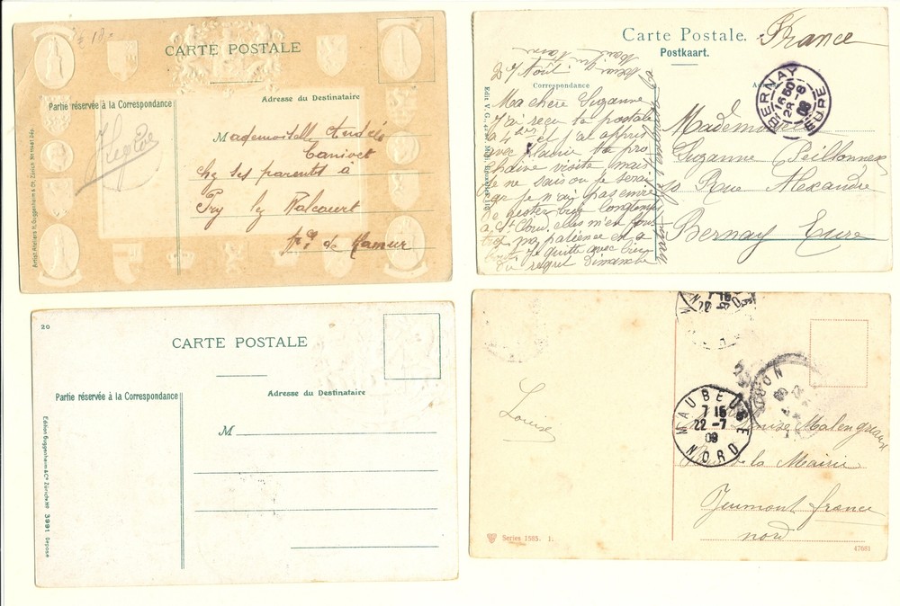 BELGIUM 192/30- 12 x OLD PPC -MOST - VF -@18