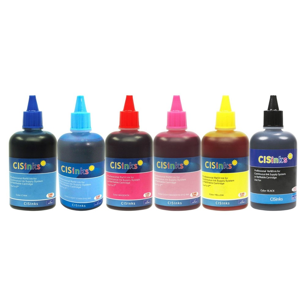 6 Pack Compatible Refill Ink Bottles alternative for Artisan 700 710 730