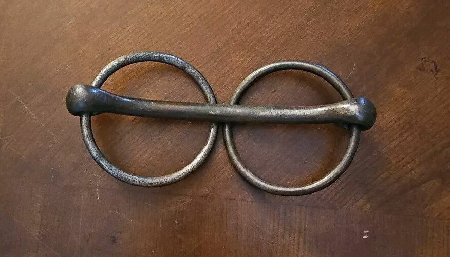 Vtg Cast Iron Horse Bit