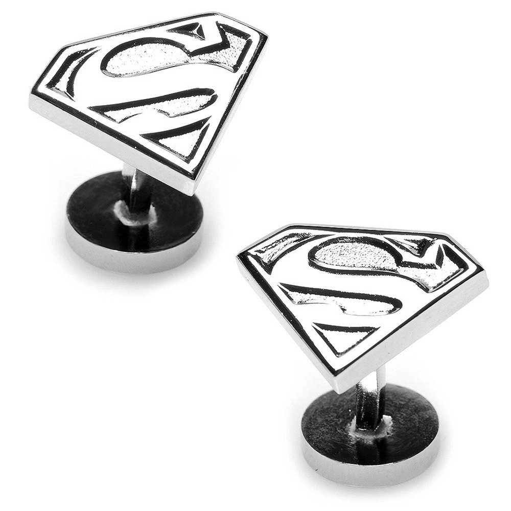 DC Superman Shield Silver Cufflinks