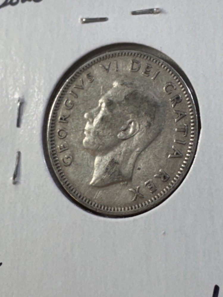 1951 Canada 25 Cents Silver Coin