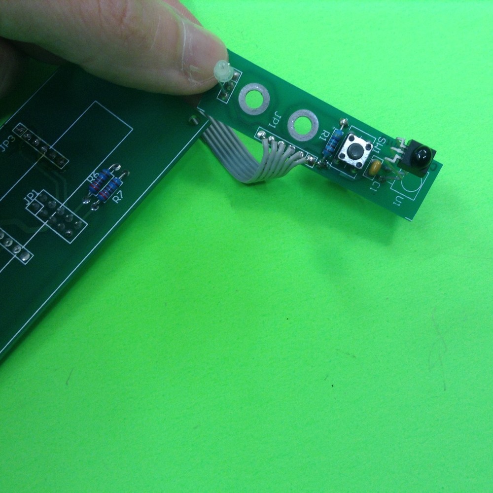 Runco PL43HDXCT Cable Box IR Sensor Switch Button Board W/LED Key Button Board