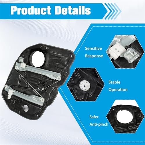 Front Power Window Regulator Right Passenger Side Replacement for Kia Optima