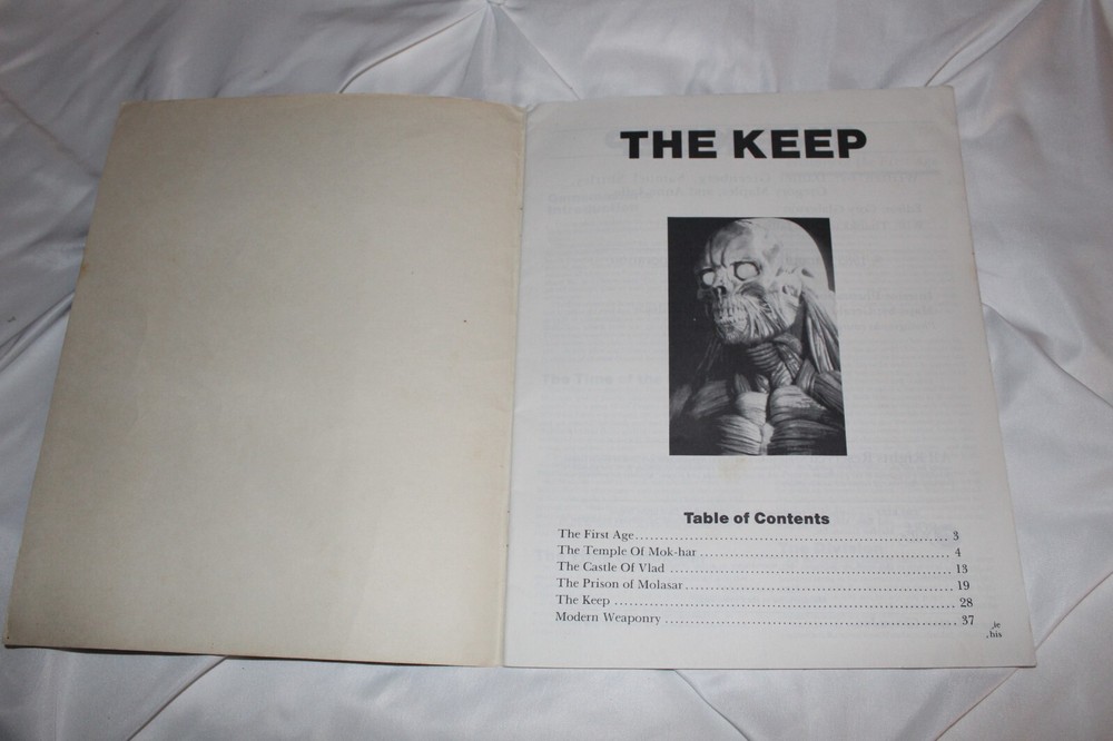 The Keep, Role Aids Module, Based on F. Paul Wilson novel, AD&D module