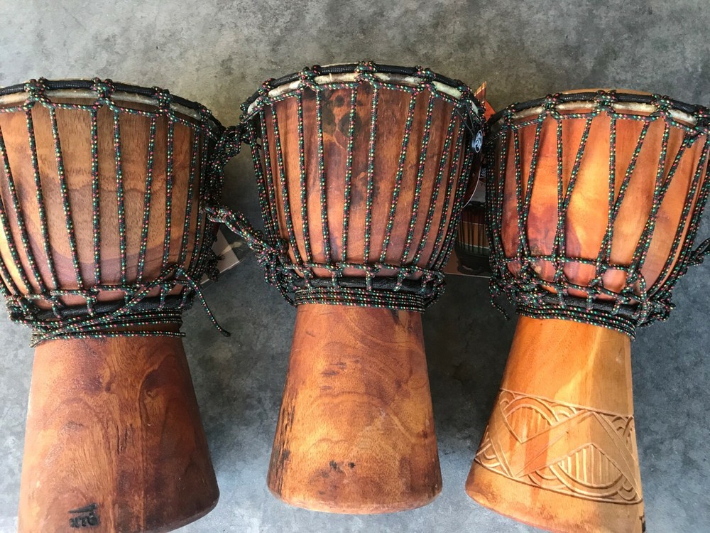 Djembe Beginner Plain,12" tall, 6.5-7" head