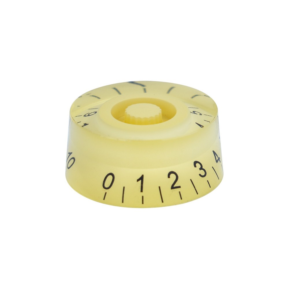 4Pcs Cream Guitar Knobs Bass Knobs Push-in Volume Amplifier Audio Control Knobs