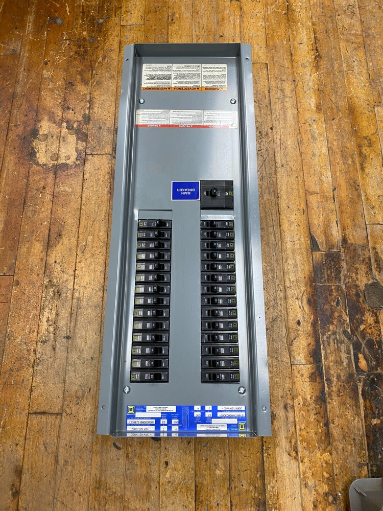 Square D NQOD Panelboard Interior 50A 120V 3PH 4W 30 Space 50 Amp QOB Breakers