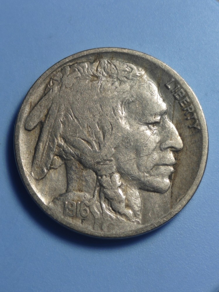 1916 P Buffalo Nickel #1254