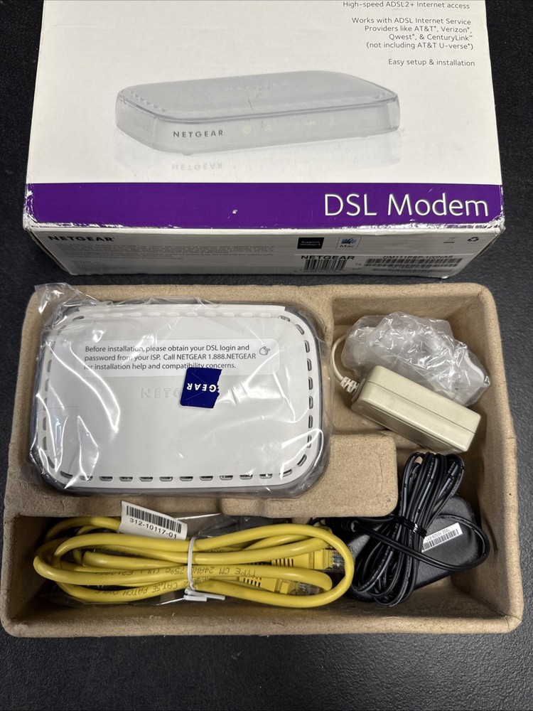 NETGEAR Broadband Adsl2+ Modem DM111PSP USED