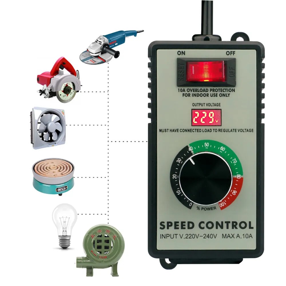 4000w Angle Grinder Speed Controller Stepless Speed Control Switch 110v 220v