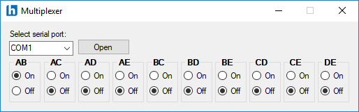 BNC analog signal multiplexer