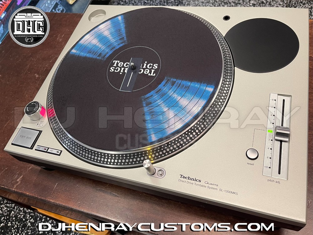 Original OEM Silver Technics SL1200 mk5 Phase ready removeable tone arm DHCplate