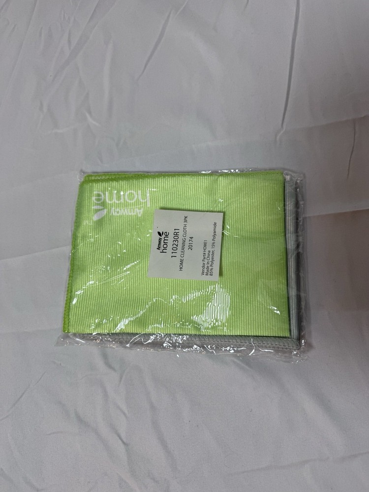 Amway Home Cleaning Cloths 3-Pack – Sealed – 85% Polyester / 15% Polyamide Blend