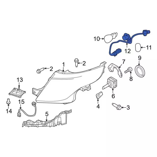 Genuine Ford Socket & Wire BB5Z13A006A