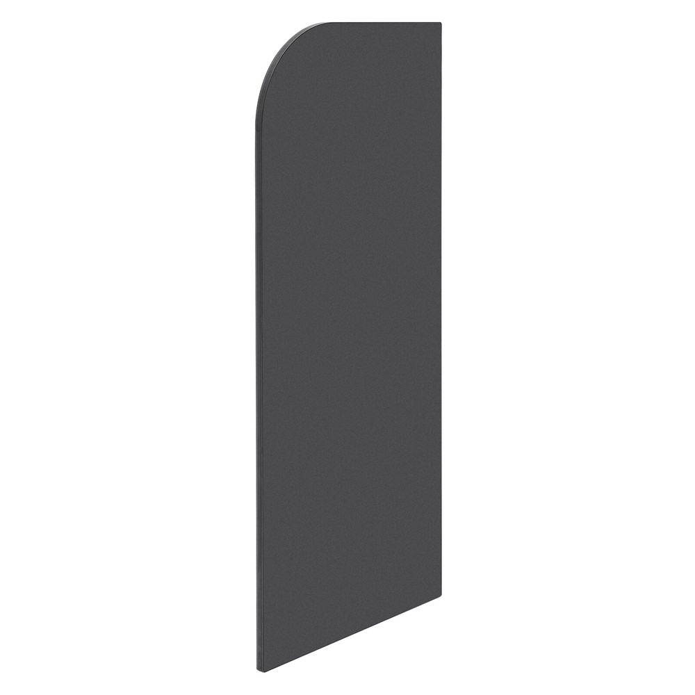 Wall-Mounted Men Urinal Partition Screen, Urinal Partition Divider Screen Black