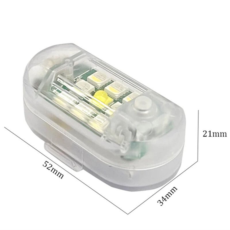 Motorcycle Wireless Remote Control LED Strobe Light Flash Turn Signal Indicator