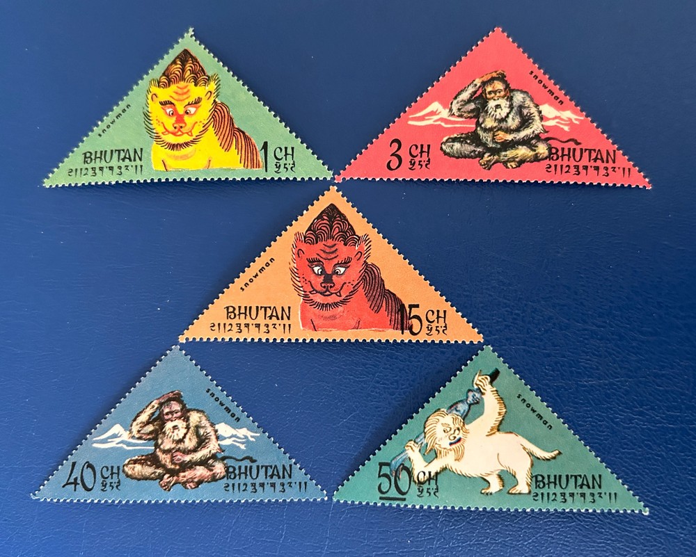 Bhutan - 1966 - Yheti, Snowman - MLH*