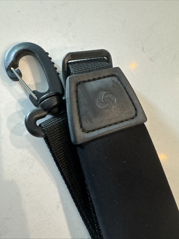 Samsonite Black Padded Shoulder Strap Replacement Adjustable New