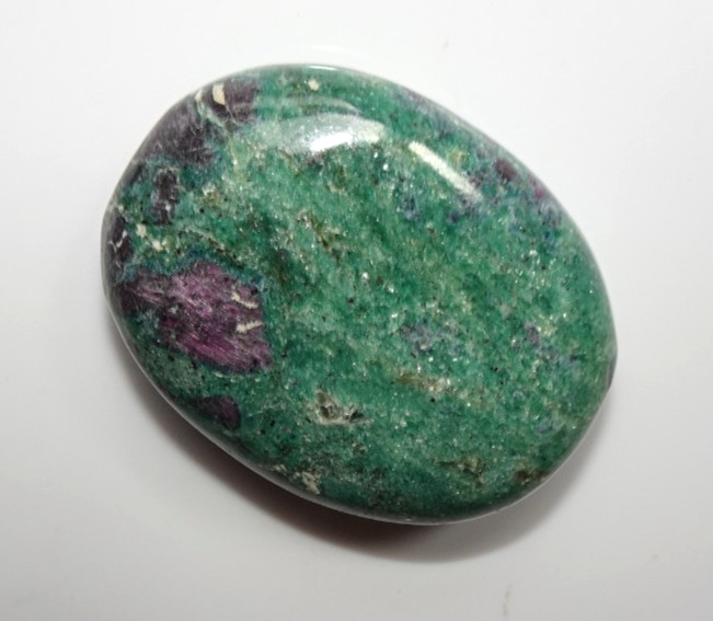 Ruby Fuchsite Palmstone - India sc1008