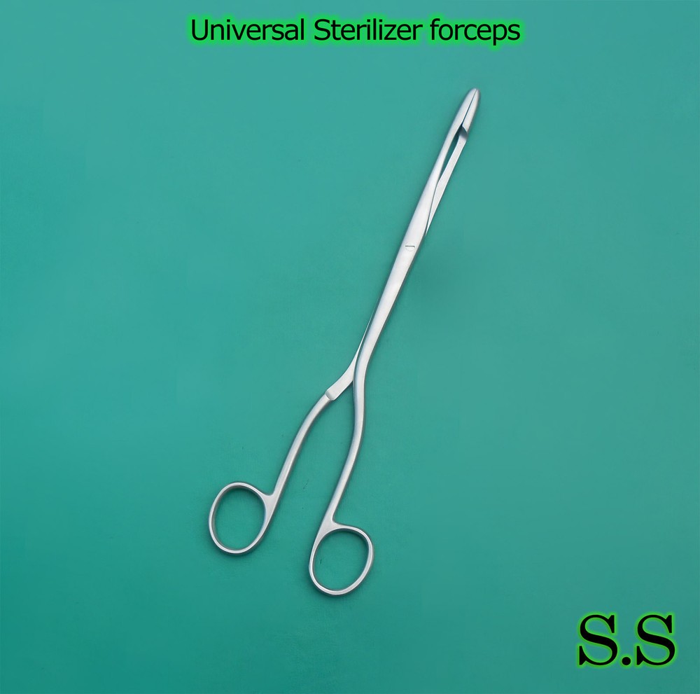 Universal Sterilizer forceps 11" Curved Surgical Instruments