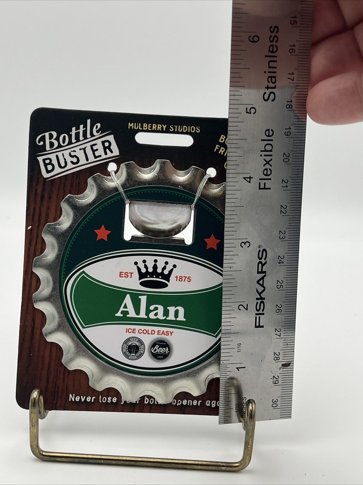 Bottle Buster Bottle Opener Fridge Magnet Coaster Alan