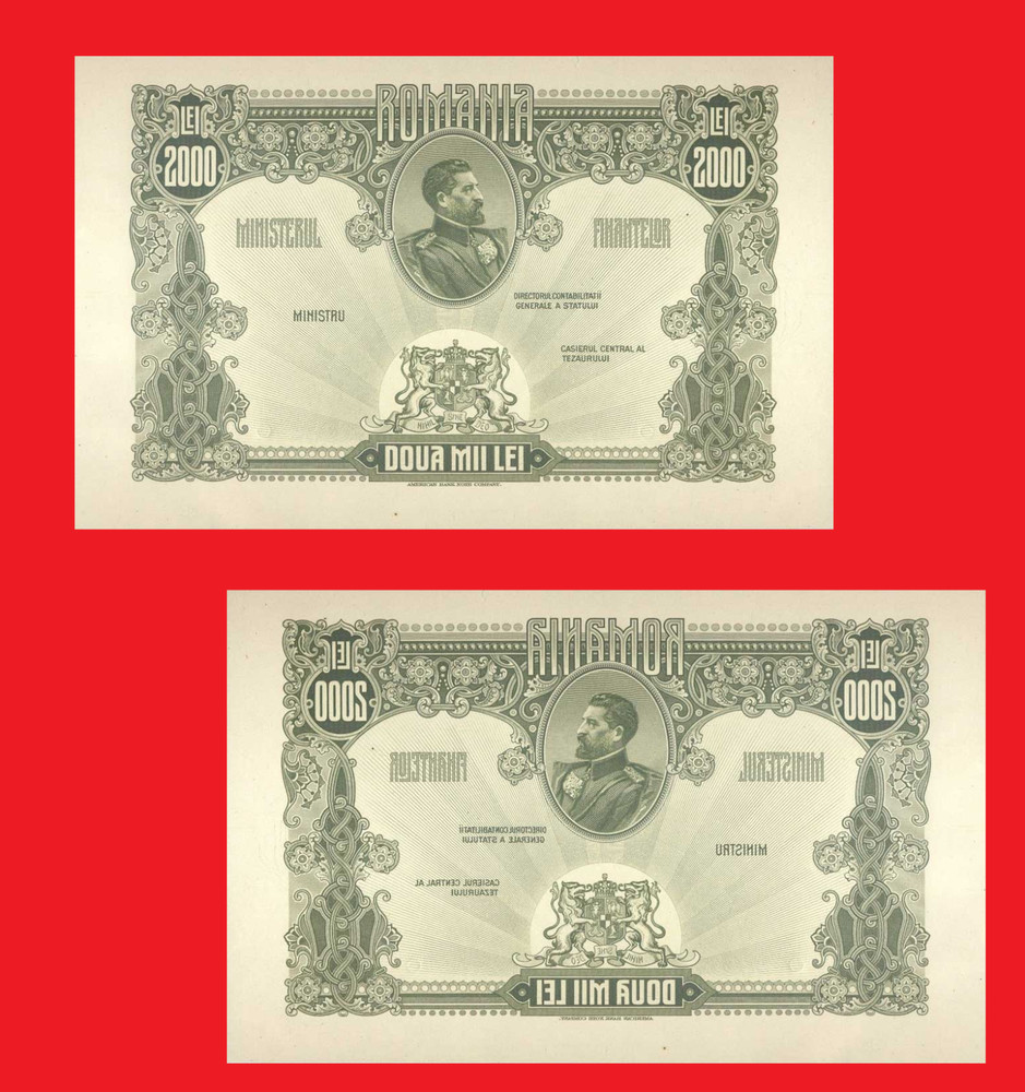 ROMANIA romania 2000 lei 1920  +- Copy