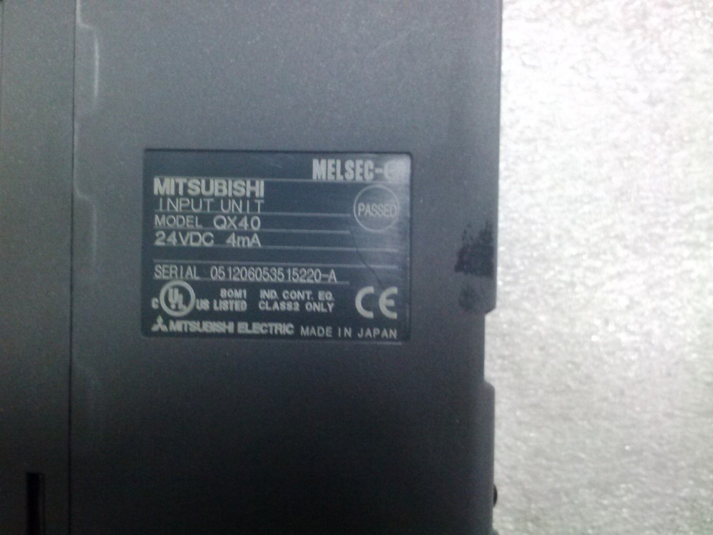 MITSUBISHI QX40 INPUT UNIT, MELSEC-Q, USED