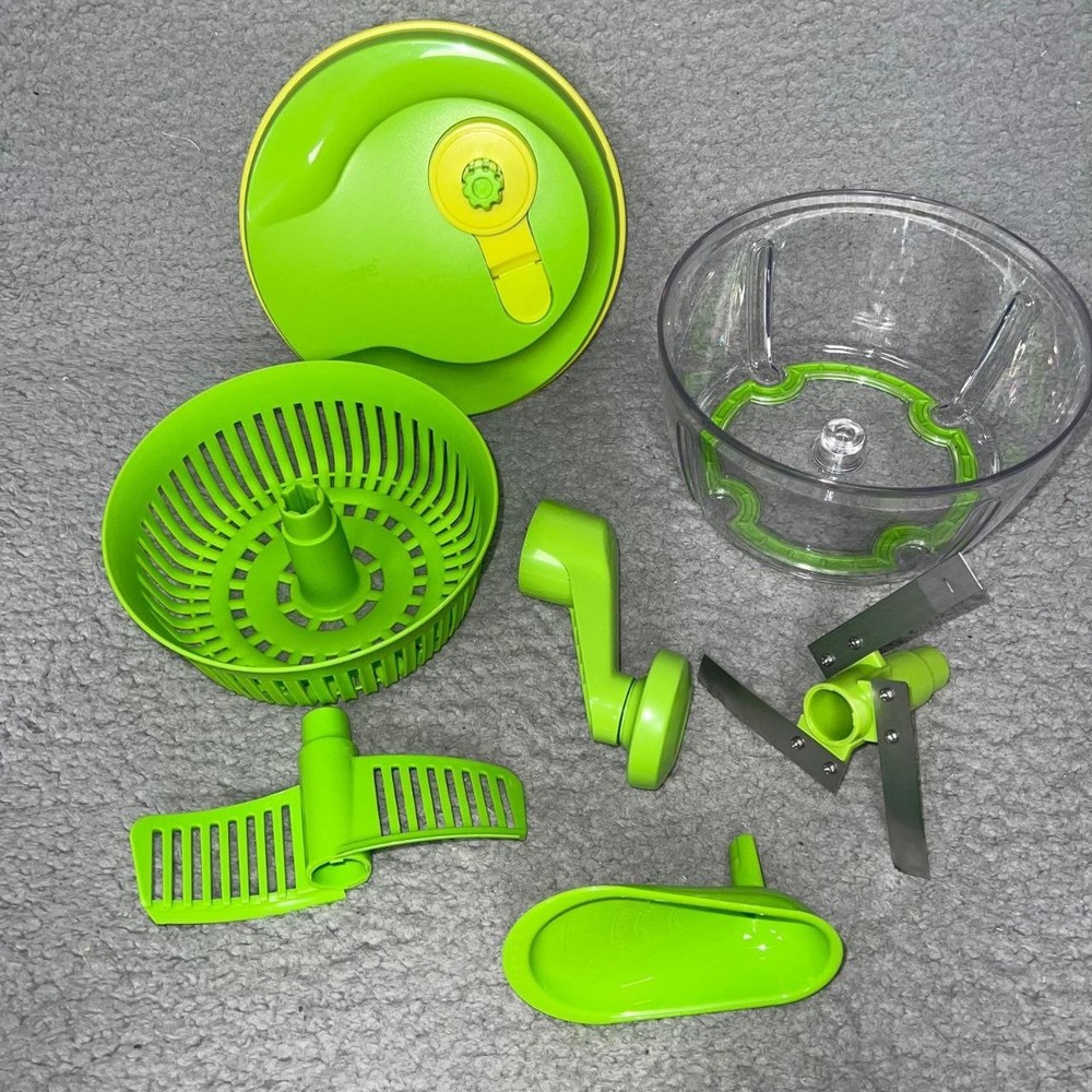 Tupperware Quick Chef Pro System Time Savers Manual Food Processor