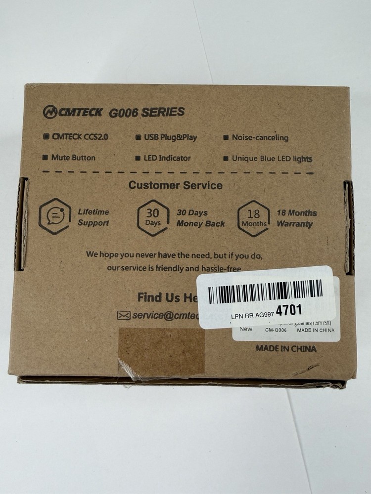 CMTECK Studio USB Computer Omni-directional Mic. - Never Used